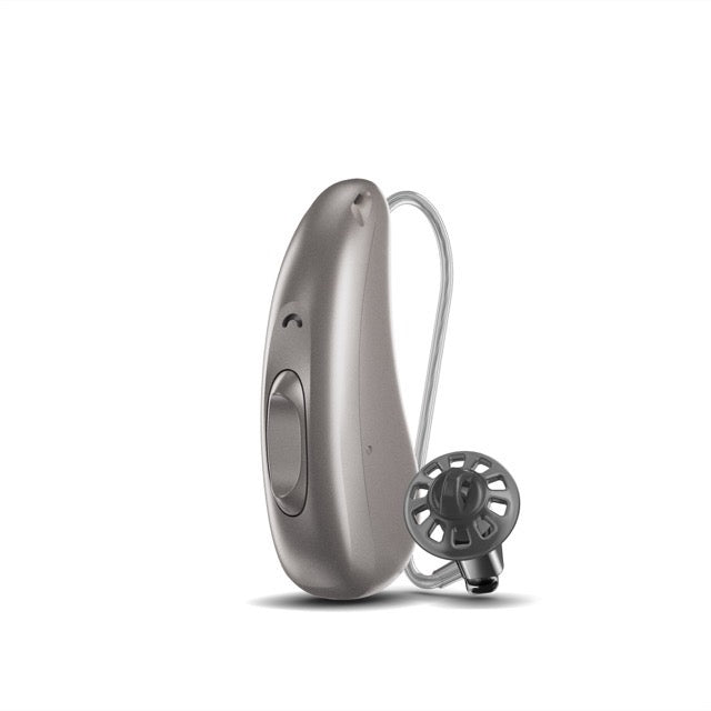 Audio Service R Li 8 Hinter-dem-Ohr-Hörgerät in der Farbe Dark Champagne