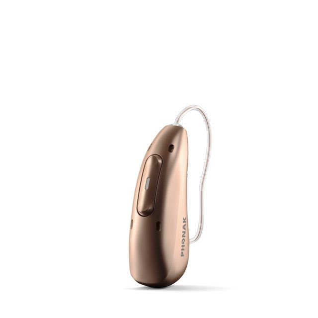 Phonak Audeo Infinio Ultra Hinter-dem-Ohr-Hörgerät in der Farbe Sandelholz