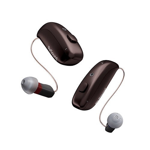 ReSound Vivia Hinter-dem-Ohr-Hörgeräte in der Farbe Espresso