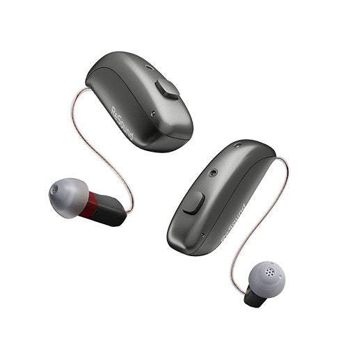ReSound Vivia Hinter-dem-Ohr-Hörgeräte in der Farbe Graphite