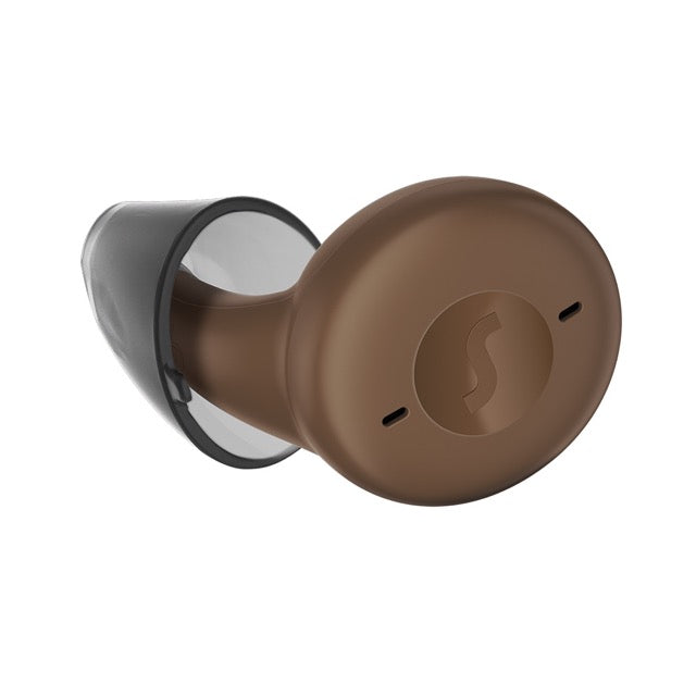 Signia Active IX Im-Ohr-Hörgerät in der Farbe Braun