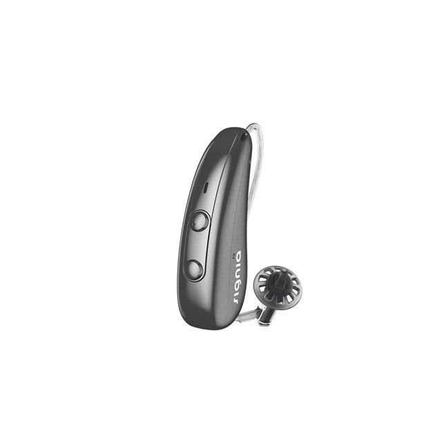 Signia Pure Charge&Go IX Hinter-dem-Ohr-Hörgerät in der Farbe Graphite