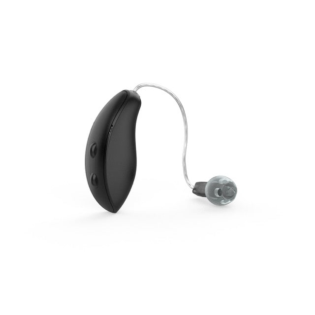 Starkey G Series AI Hinter-dem-Ohr-Hörgerät in der Farbe Tech Black