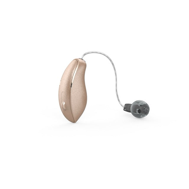 Starkey Omega AI Hinter-dem-Ohr-Hörgerät in der Farbe Beige