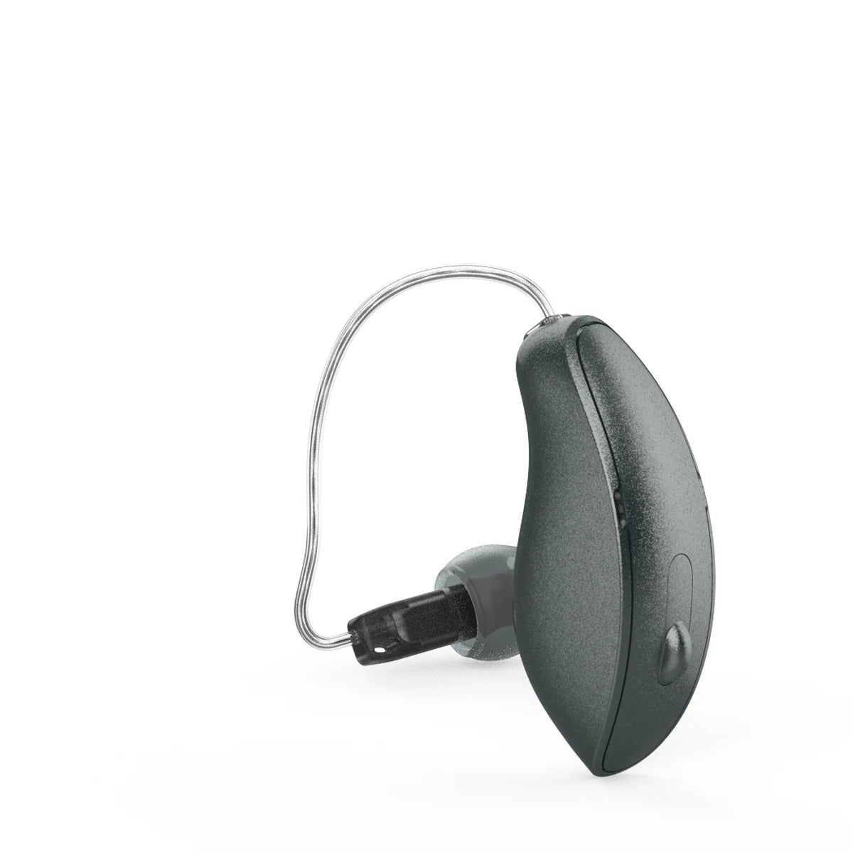 Starkey Omega AI+ Hinter-dem-Ohr-Hörgerät in der Farbe Graphite Gray