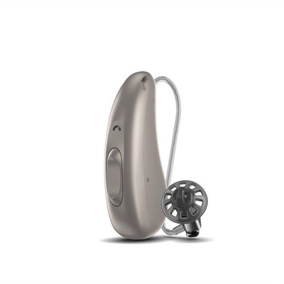 Audio Service R Li 8 Hinter-dem-Ohr-Hörgerät in der Farbe Granit