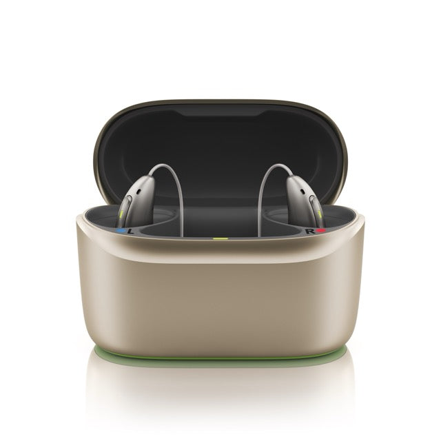 Frontansicht des Phonak Audeo Infinio Ultra Chargers
