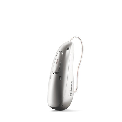 Phonak Audeo Inifinio Ultra Sphere Hinter-dem-Ohr-Hörgerät in der Farbe Silbergrau