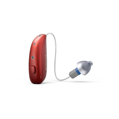 ReSound Sensia Hinter-dem-Ohr-Hörgerät in der Farbe Red