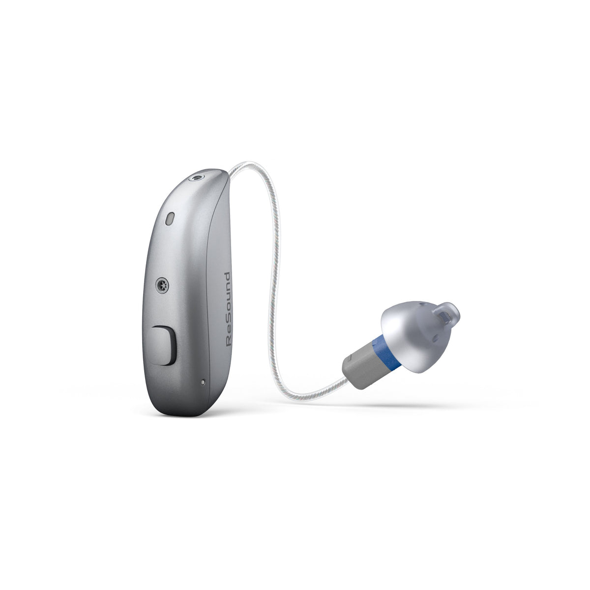 ReSound Sensia Hinter-dem-Ohr-Hörgerät in der Farbe Sparkling Silver