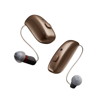 ReSound Vivia Hinter-dem-Ohr-Hörgeräte in der Farbe Bronze