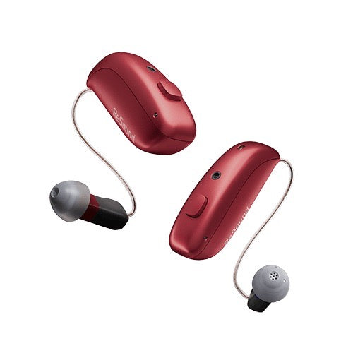 ReSound Vivia Hinter-dem-Ohr-Hörgeräte in der Farbe Red