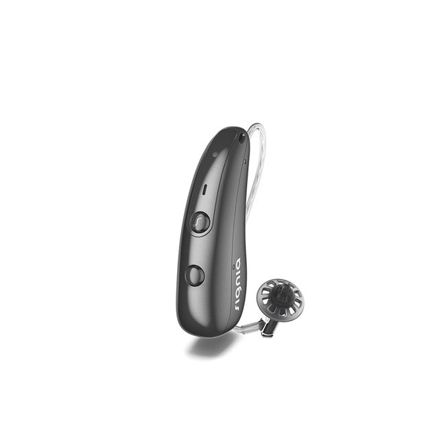 Signia Pure Charge&Go BCT IX Hinter-dem-Ohr-Hörgerät in der Farbe Graphite