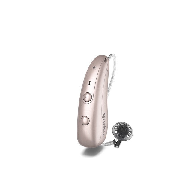 Signia Pure Charge&Go BCT IX Hinter-dem-Ohr-Hörgerät in der Farbe Rose Gold