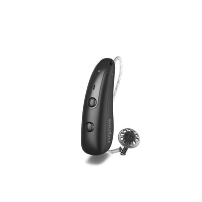 Signia Pure Charge&Go BCT IX Hinter-dem-Ohr-Hörgerät in der Farbe Schwarz