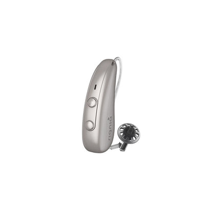 Signia Pure Charge&Go IX Hinter-dem-Ohr-Hörgerät in der Farbe Champagner