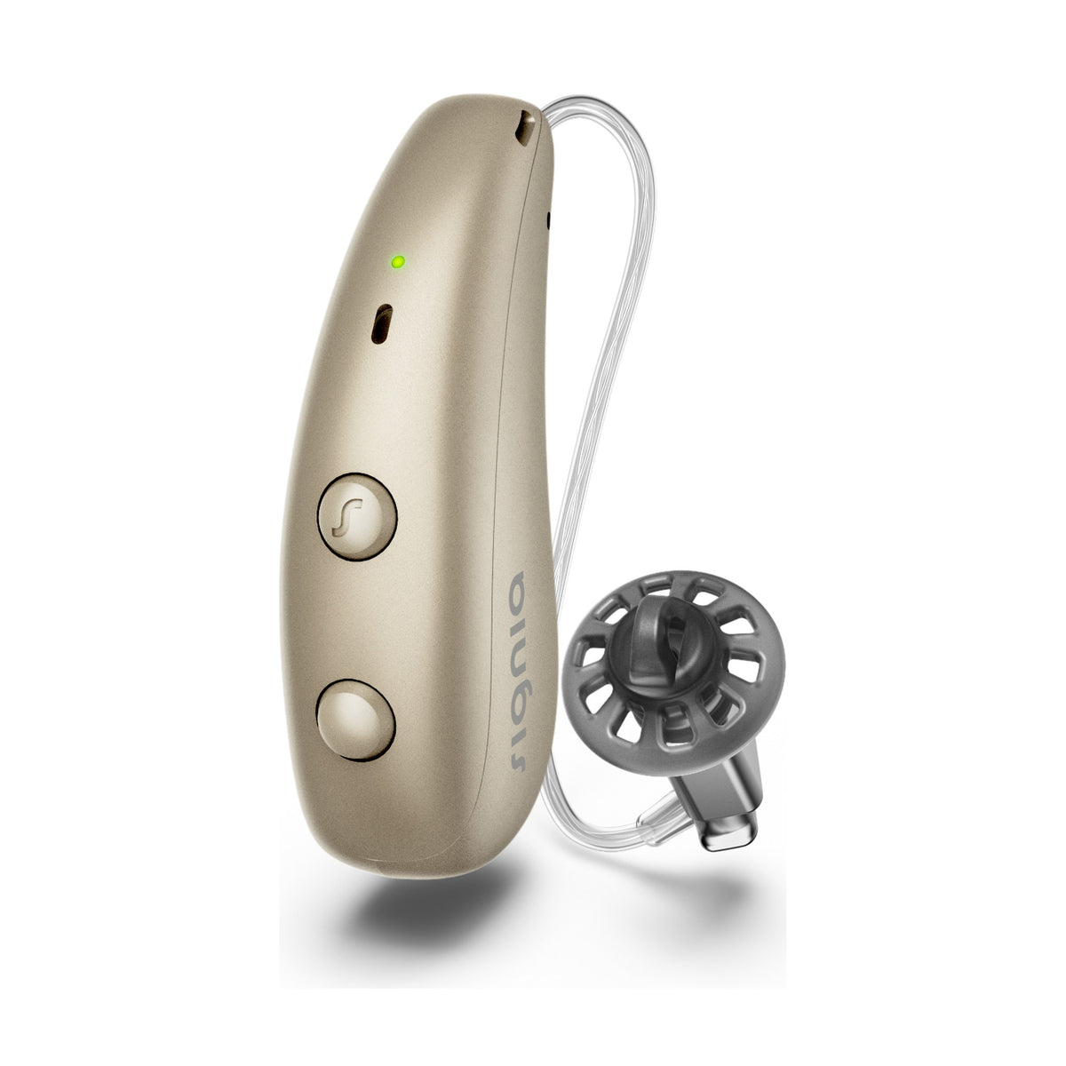 Signia Pure Charge&Go MaX Hinter-dem-Ohr-Hörgerät in der Farbe Honey Blonde
