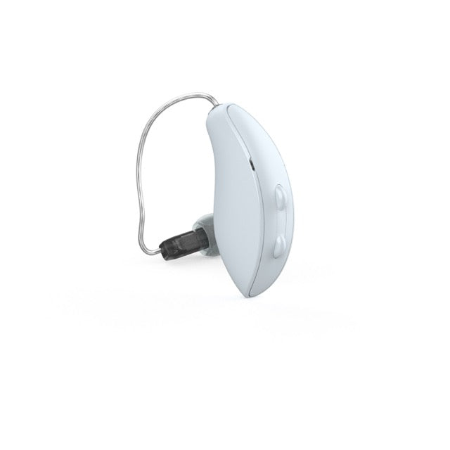 Starkey G Series AI Hinter-dem-Ohr-Hörgerät in der Farbe White von rechts