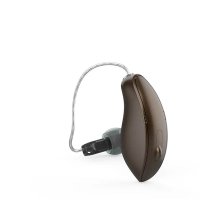 Starkey Omega AI+ Hinter-dem-Ohr-Hörgerät in der Farbe Chestnut