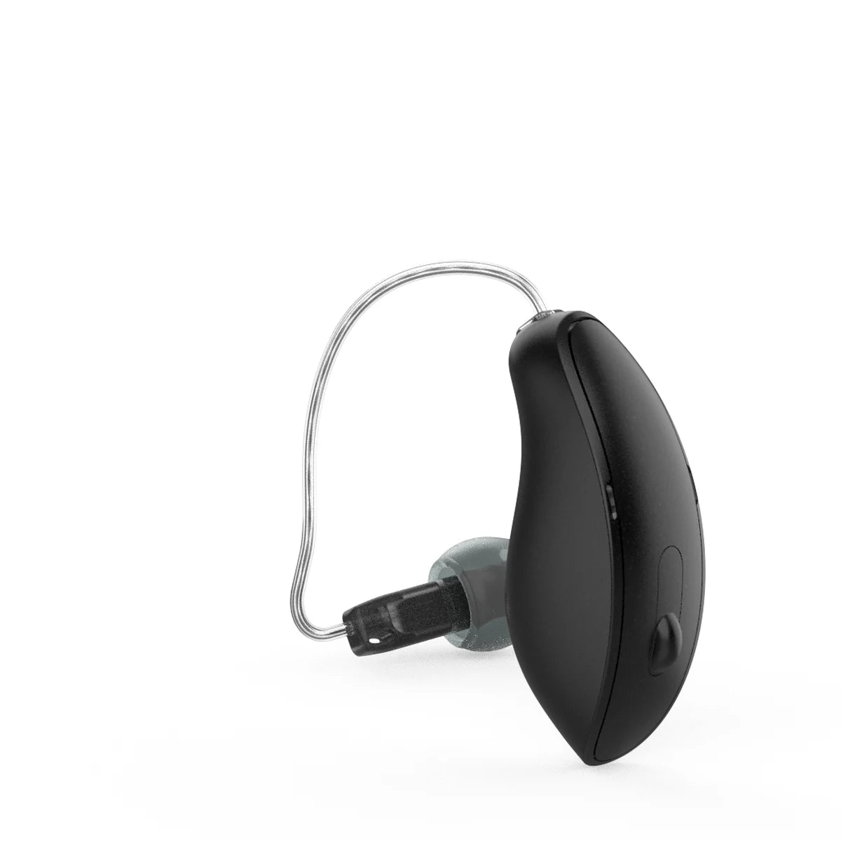 Starkey Omega AI+ Hinter-dem-Ohr-Hörgerät in der Farbe Tech Black